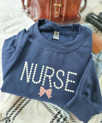 Nurse Embroidered Sweatshirt