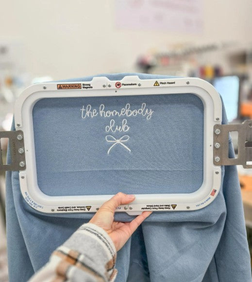 The Homebody Club Embroidered Sweatshirt