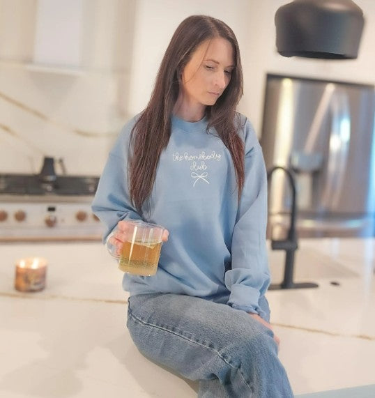 The Homebody Club Embroidered Sweatshirt