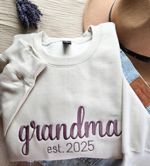 Custom Established Embroidered Sweatshirt