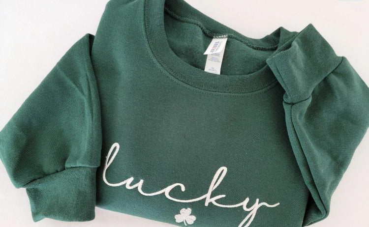 Lucky Embroidered Sweatshirt