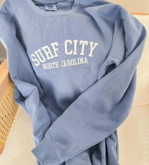 Custom City and State Embroidered Sweatshirt