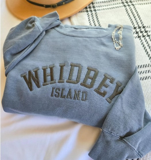 Custom City and State Embroidered Sweatshirt