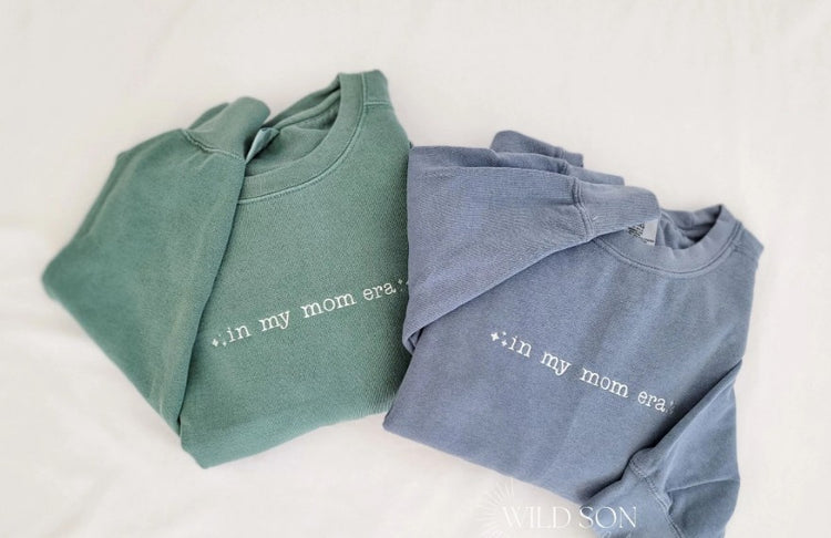 Custom In My Era Embroidered Sweatshirt
