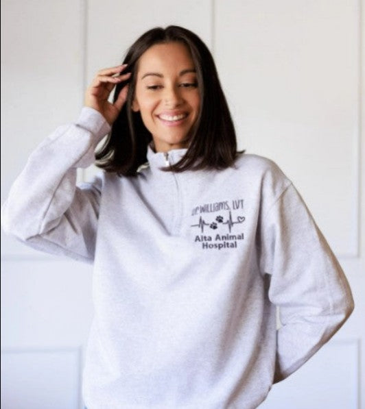 Vet Tech Embroidered Quarter Zip