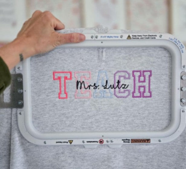 Teacher Embroidered Quarter Zip