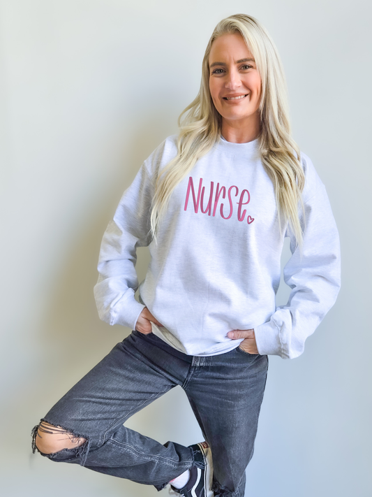 Nurse Embroidered Sweatshirt