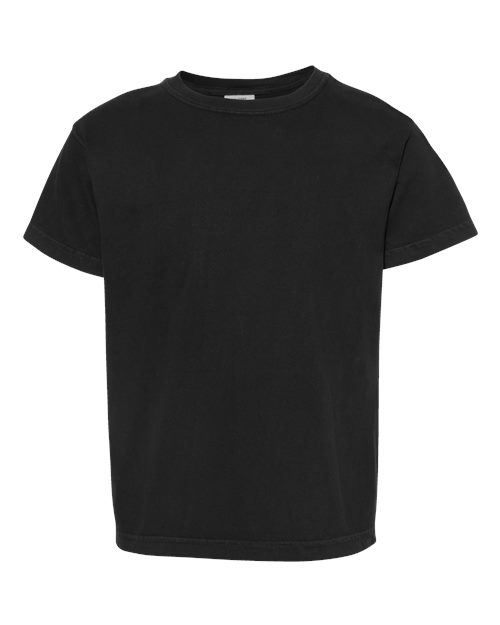 Pennant Flag Embroidered Left Chest Youth Tshirt