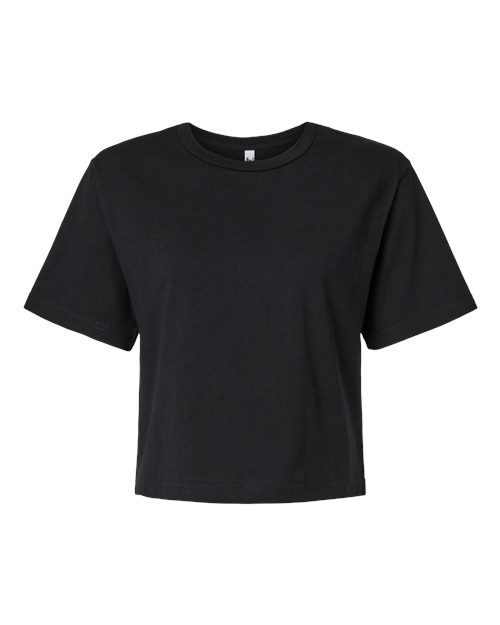 Custom Neckline Embroidered Boxy Tee