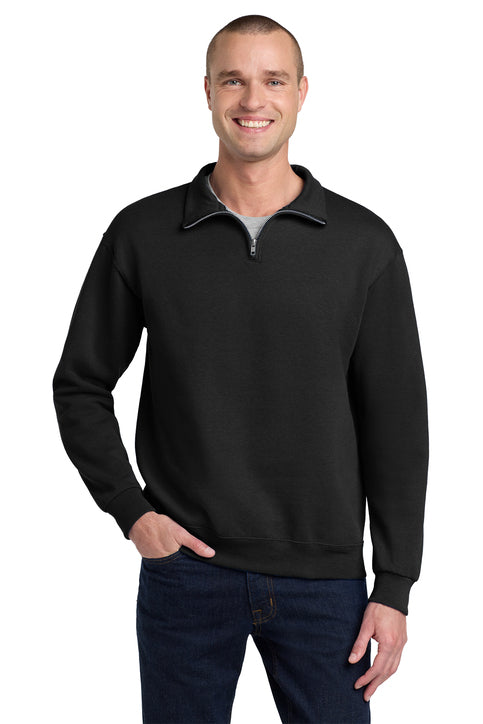 Custom Teacher Apple Pencil Monogram Embroidered Quarter Zip Sweatshirt