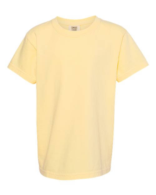 Pennant Flag Embroidered Left Chest Youth Tshirt