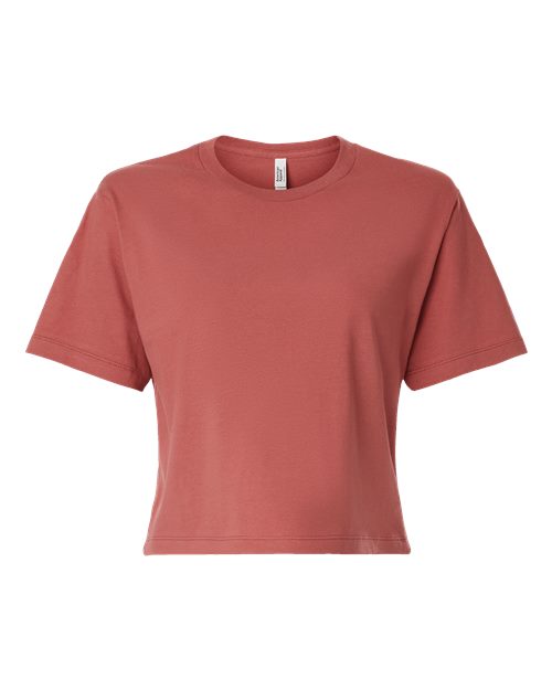 Custom Neckline Embroidered Boxy Tee
