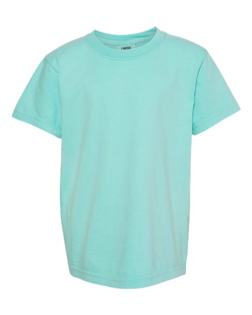 Pennant Flag Embroidered Left Chest Youth Tshirt