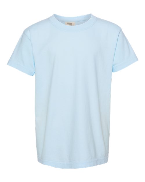 Pennant Flag Embroidered Left Chest Youth Tshirt