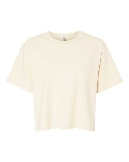 Custom Neckline Embroidered Boxy Tee