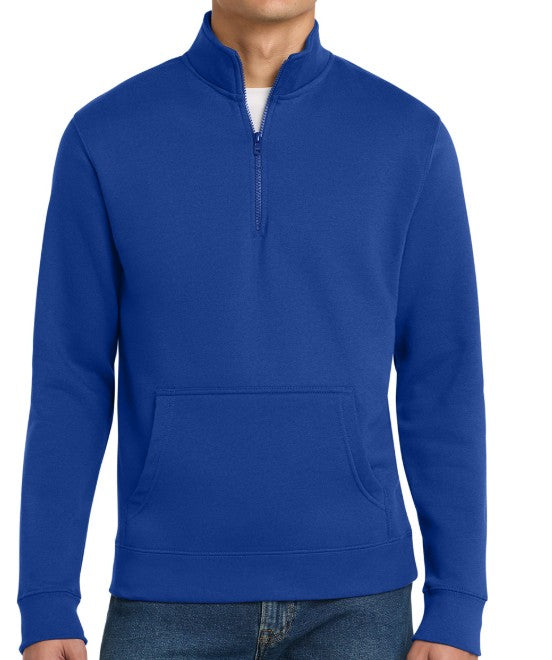 RN Monogram Embroidered Pocketed Quarter Zip