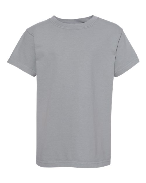 Pennant Flag Embroidered Left Chest Youth Tshirt