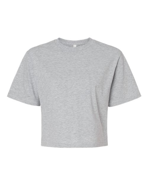 Custom Neckline Embroidered Boxy Tee