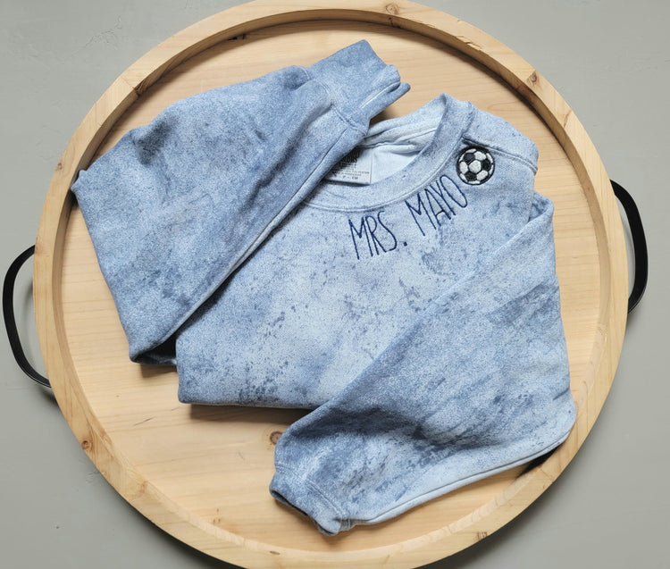 Custom Emroidered Soccer Sweatshirt