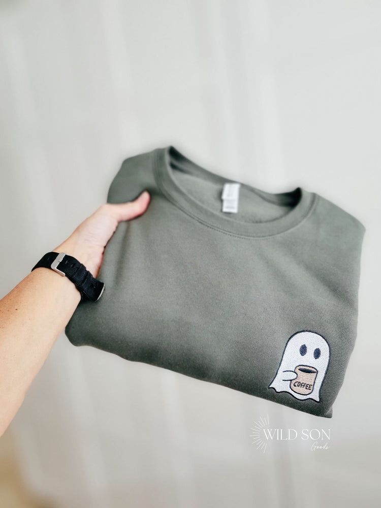 Coffee Ghost! Halloween Sweatshirt