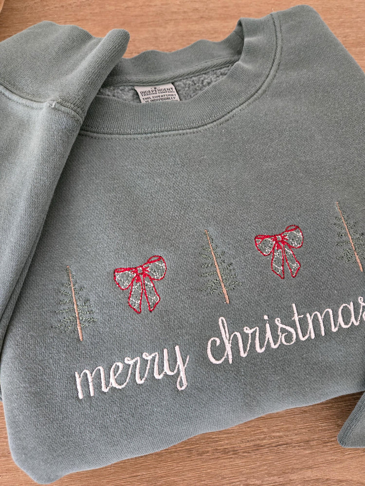 Merry Christmas Bows Sweatshirt