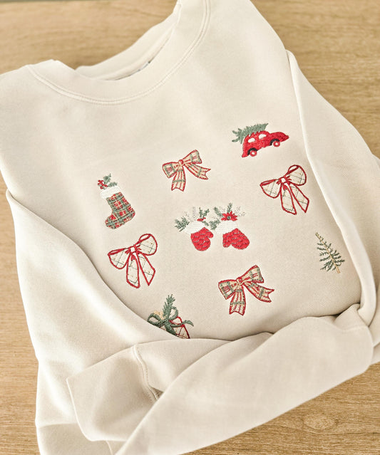 Christmas Collage Sweatshirt