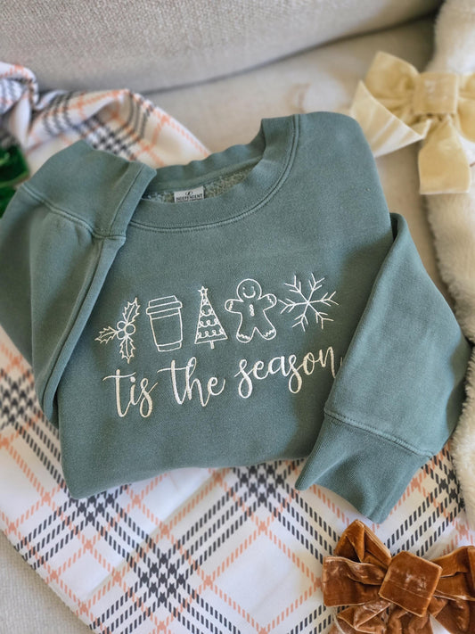 Tis the Season Christmas Doodle Sweatshirt