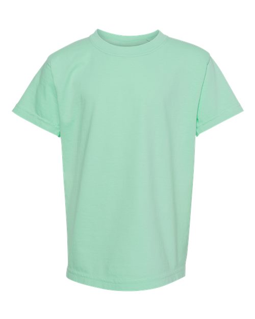 Pennant Flag Embroidered Left Chest Youth Tshirt