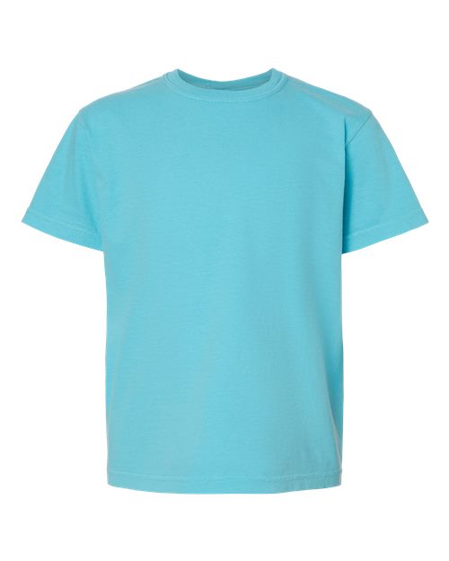 Pennant Flag Embroidered Left Chest Youth Tshirt