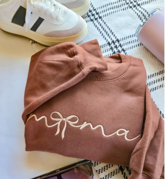 Mama Embroidered Sweatshirt