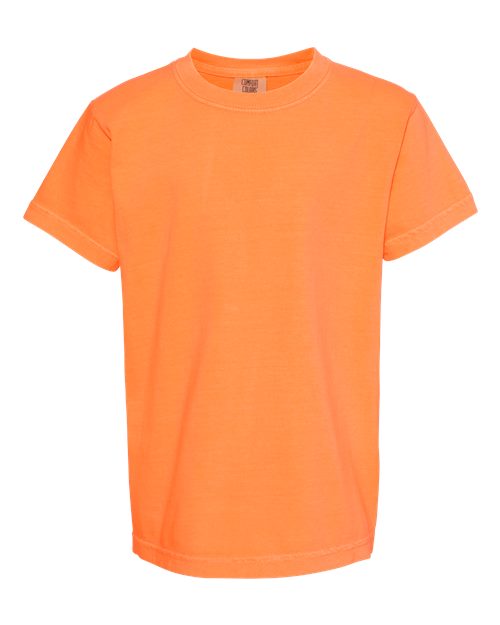 Pennant Flag Embroidered Left Chest Youth Tshirt