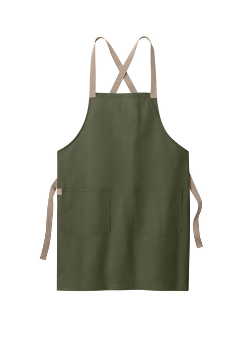 Custom Embroidered Cross Back Apron