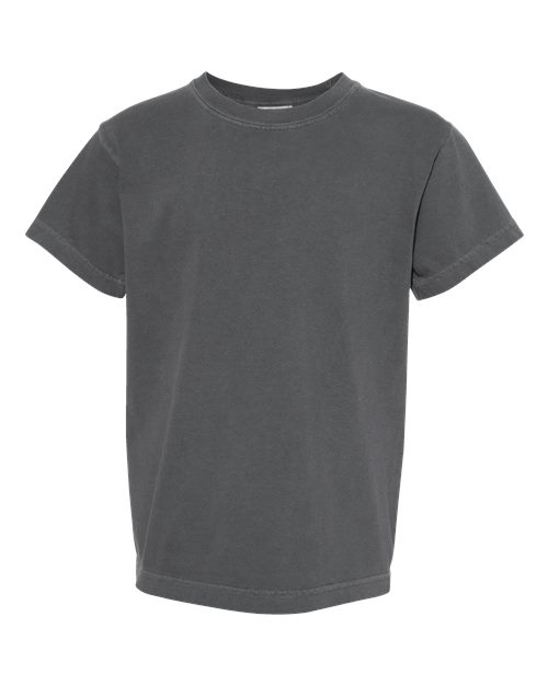 Pennant Flag Embroidered Left Chest Youth Tshirt