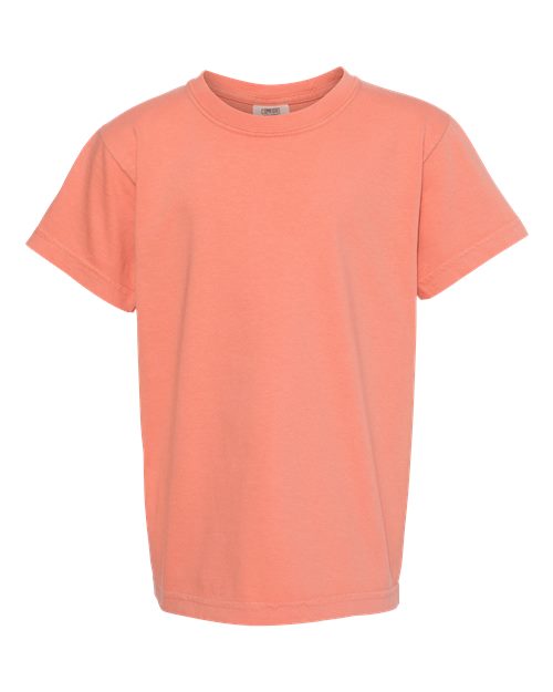 Pennant Flag Embroidered Left Chest Youth Tshirt