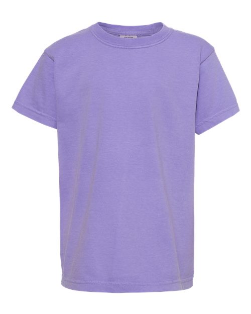 Pennant Flag Embroidered Left Chest Youth Tshirt