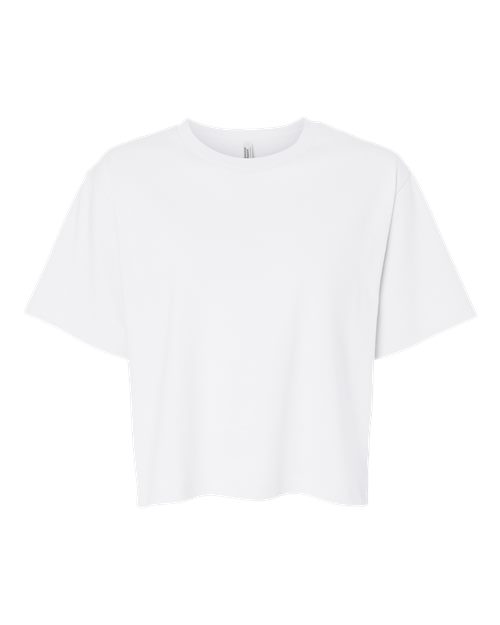 Custom Neckline Embroidered Boxy Tee